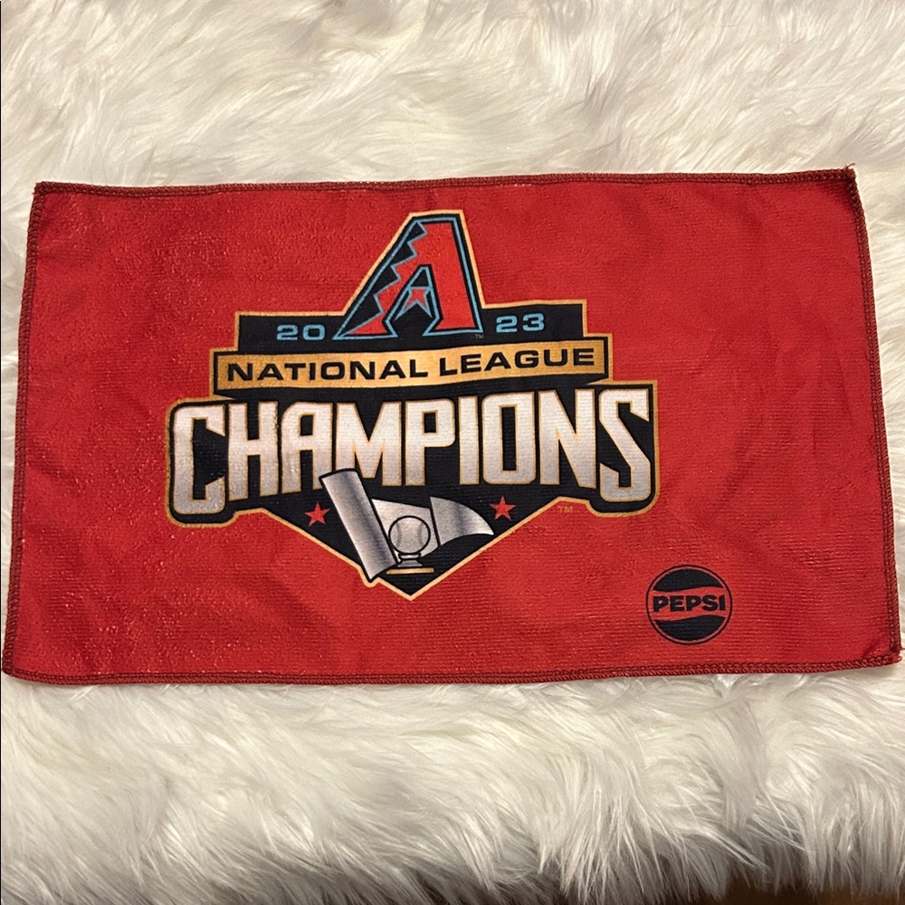 Red Arizona Diamondback National League Champions 2023 Towel.